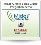 Midas Oracle Sales Cloud Integration demo